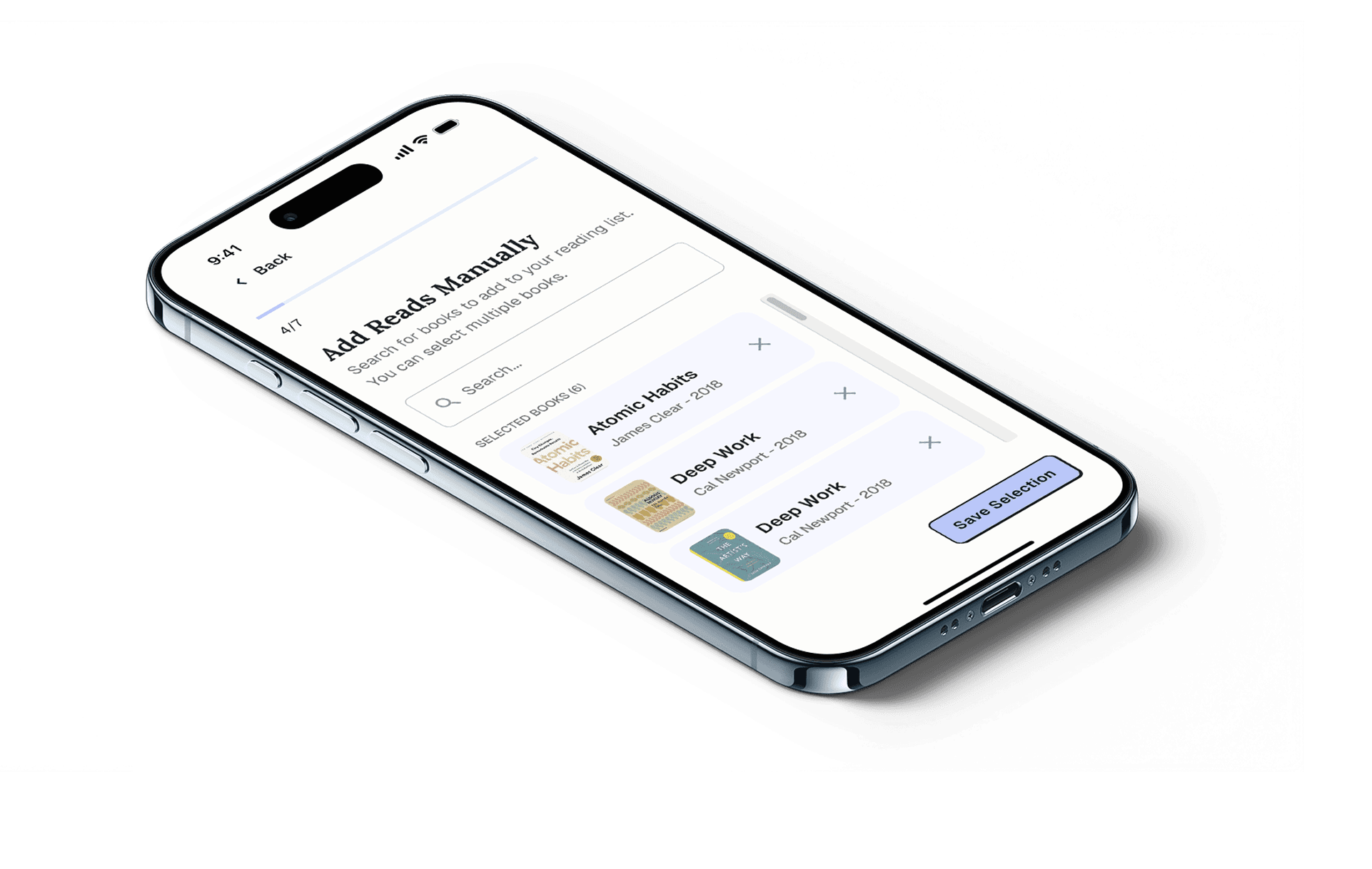 Becoming — connect your sources screen