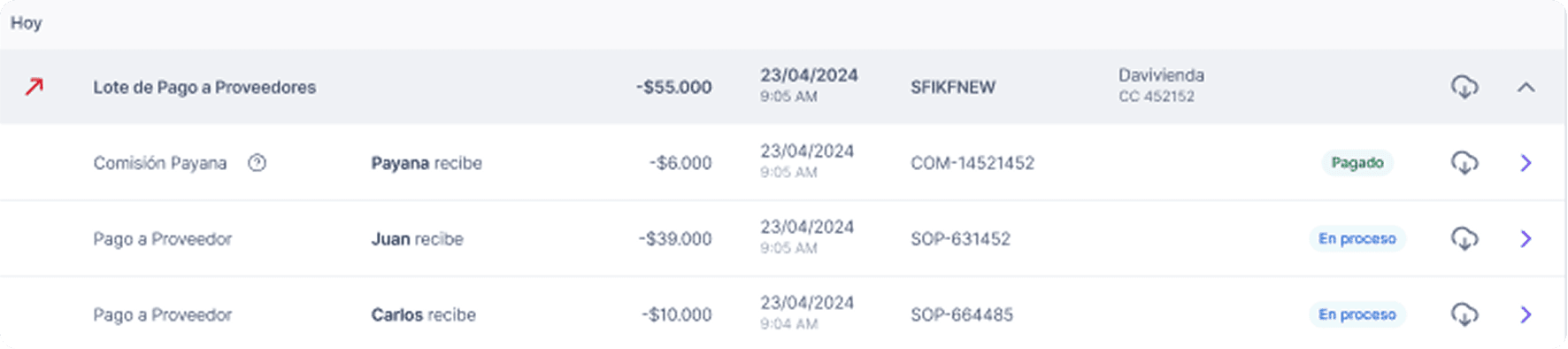 Dropdown — option B.