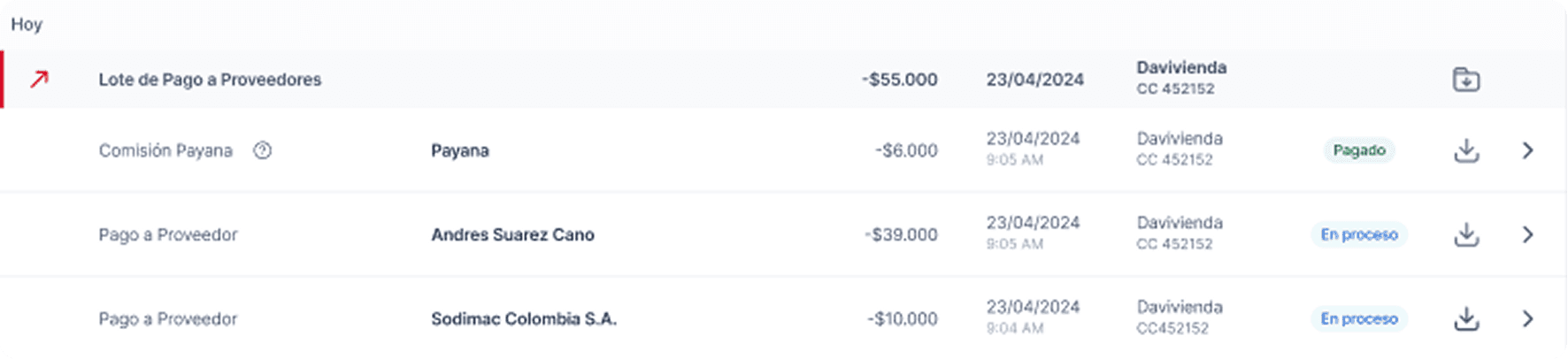 Dropdown — option C.