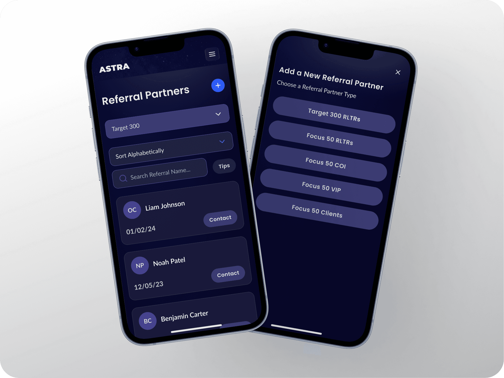 Mobile — Student View — Referral Partners.